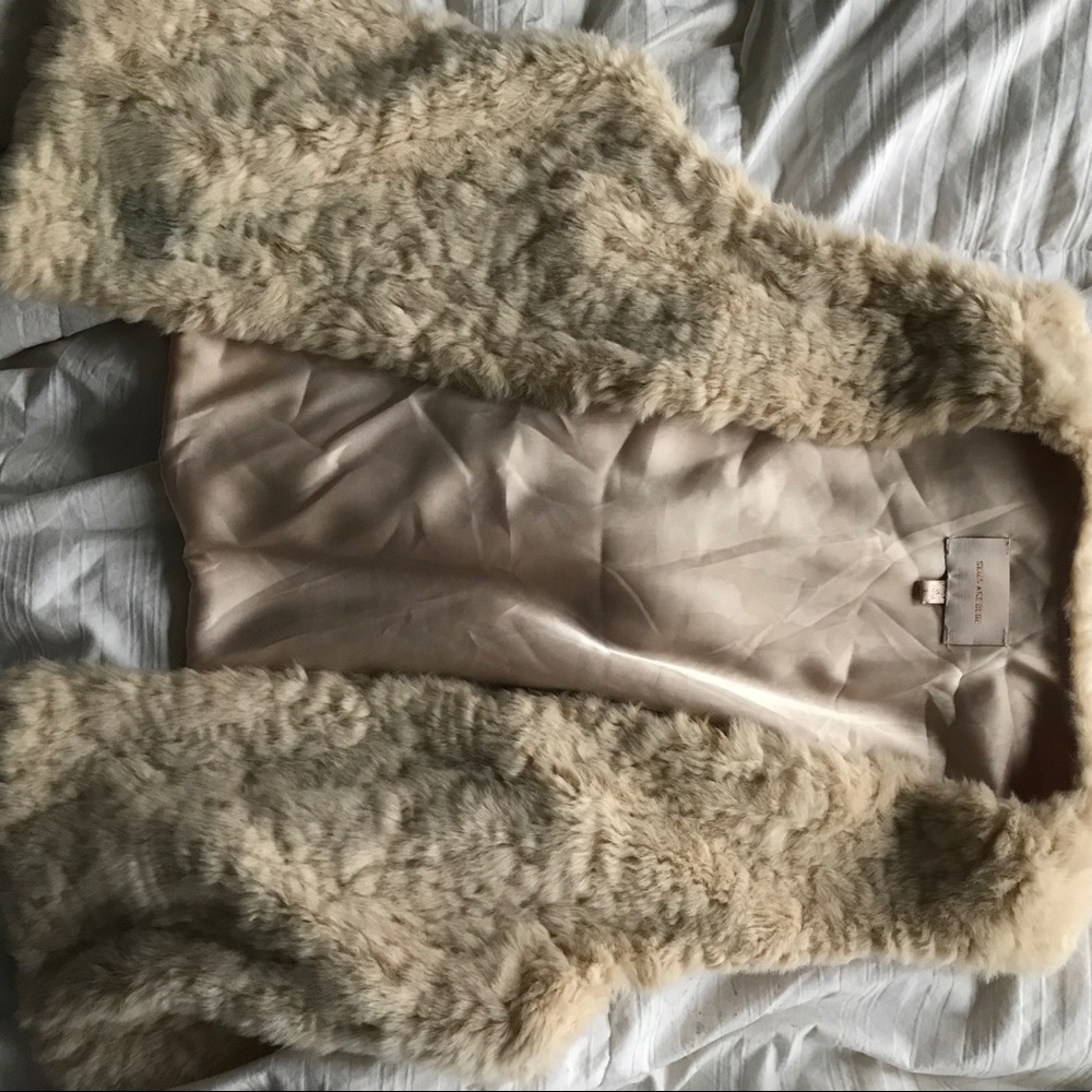 Faux fur vest